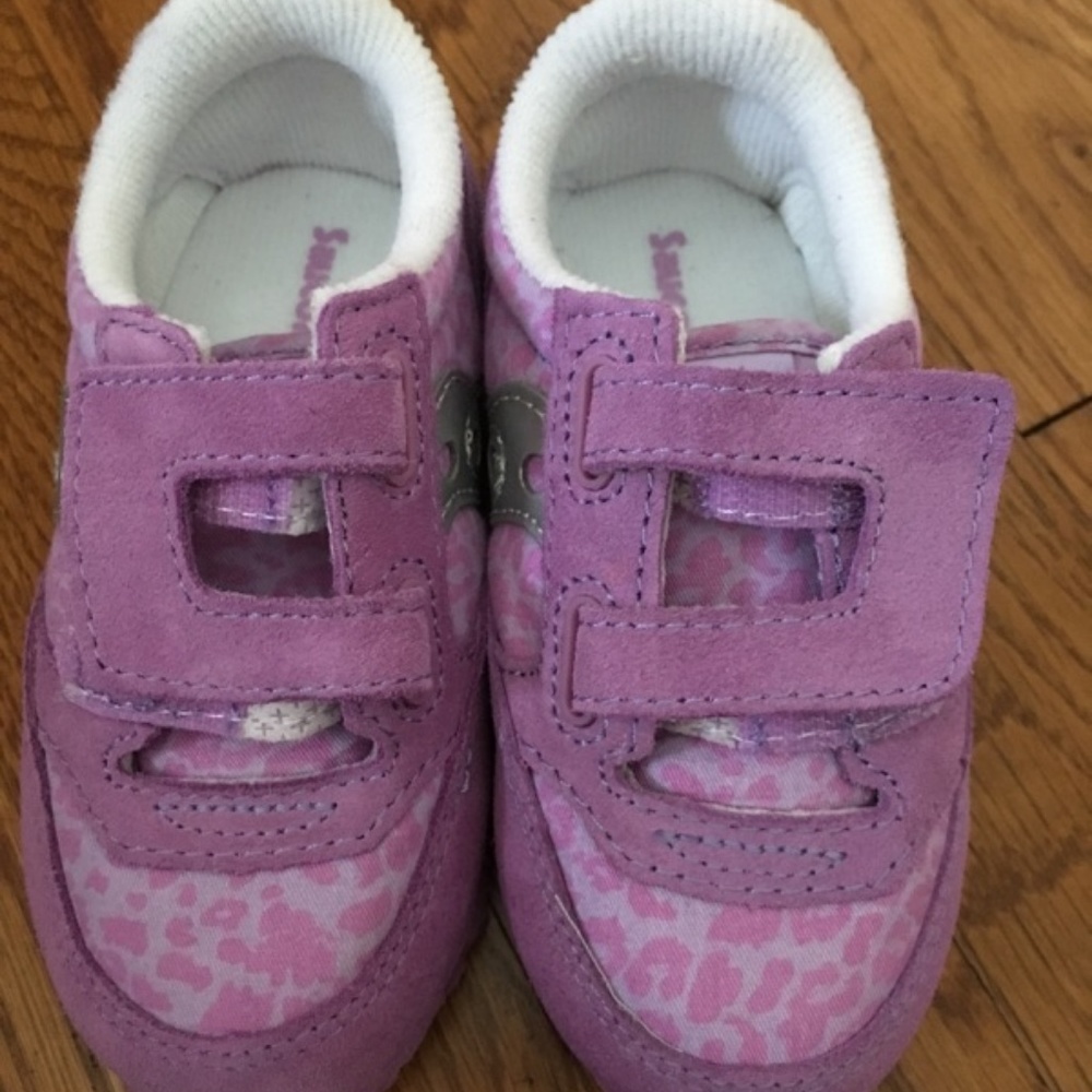 Saucony Jazz Purple Leopard/Toddler Girl